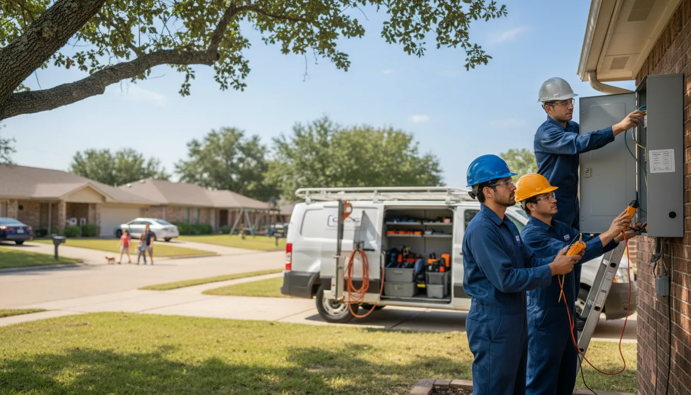 Certified electrician providing emergency electrical services in Eglin Afb, FL